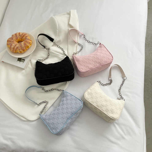 Sacs à bandoulière à la mode pour femmes, sac sous-axillaire Design avancé, sacs à main sous-aisselles à Texture, sac de selle en croissant