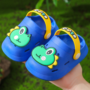 Bébé enfant en bas âge enfants filles garçons jardin enfants sabots dinosaure pantoufles dessin animé diapositives plage 