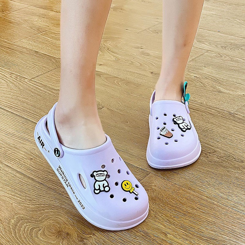 Sabots de dessin anim&eacute; pour enfants, Mules d'&eacute;t&eacute;, pantoufles de plage, sandale, trou de grotte, chaussure de jardin pour b&eacute;b&eacute;, nouvelle collection