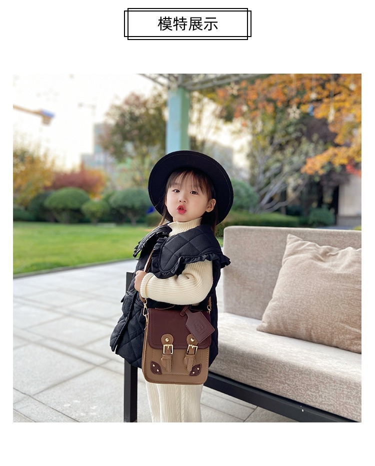 Sac &agrave; main &agrave; bandouli&egrave;re en cuir PU pour filles et femmes, sacs &agrave; bandouli&egrave;re mignons pour enfants