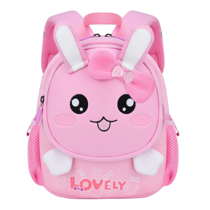 Sac &agrave; dos d'&eacute;cole unisexe, dessin anim&eacute; Lion lapin &acirc;g&eacute; de 5 &agrave; 12 ans, sacs d'&eacute;cole imperm&eacute;ables pour enfants