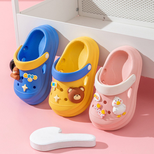 Mignon enfants glisse doux bain plage dessin animé pantoufles chaussures d'eau enfants 