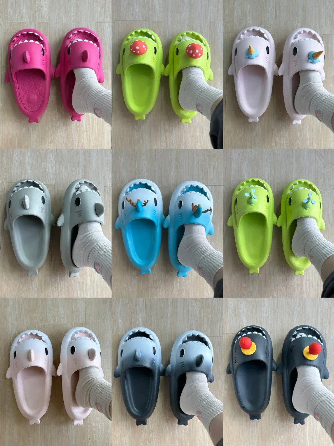 Coulez vos pieds dans le bonheur: des pantoufles de requin où le confort du nuage rencontre un style ludique