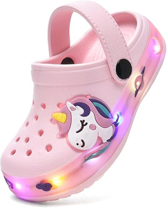 Fourrure bordeuse en bas âge obstruée pour enfants pantoufles floues luminaires sandales garçons filles chaussures de jardin hiver