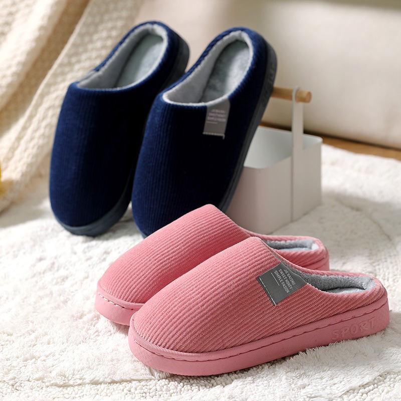Pantoufle de maison pour femmes, pantoufle de maison en peluche chaude, pantoufle de maison d'hiver, pantoufle de maison silencieuse, pantoufle de maison au sol