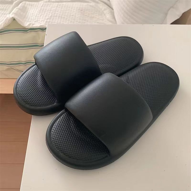 Pantoufles antid&eacute;rapantes &agrave; semelle souple pour hommes, tongs douces et confortables pour femmes et Couples, toboggans d'int&eacute;rieur pour la maison