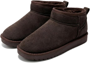 Chic et pratique : bottes doublées de fausse fourrure résistantes à l'eau pour les journées froides 