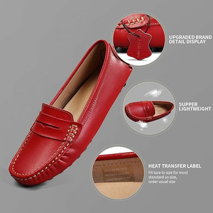 Mandis de penny en cuir réconfortant classique pour femmes