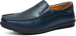 Mocassins en cuir de tous les jours pour hommes, slip-on, à la mode et confortable