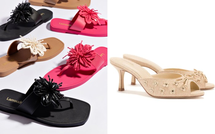 Les nouvelles sandales exclusives à Nordstrom de Larroudé ajoutent une touche finale séduisante et féminine à votre style estival