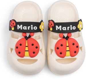 Toddler Boys Girls Brewable Garden Water Clogs mignon Cartoon Slip on Sandals Lightweight Slipper Summer Swimming Swimming chaussures