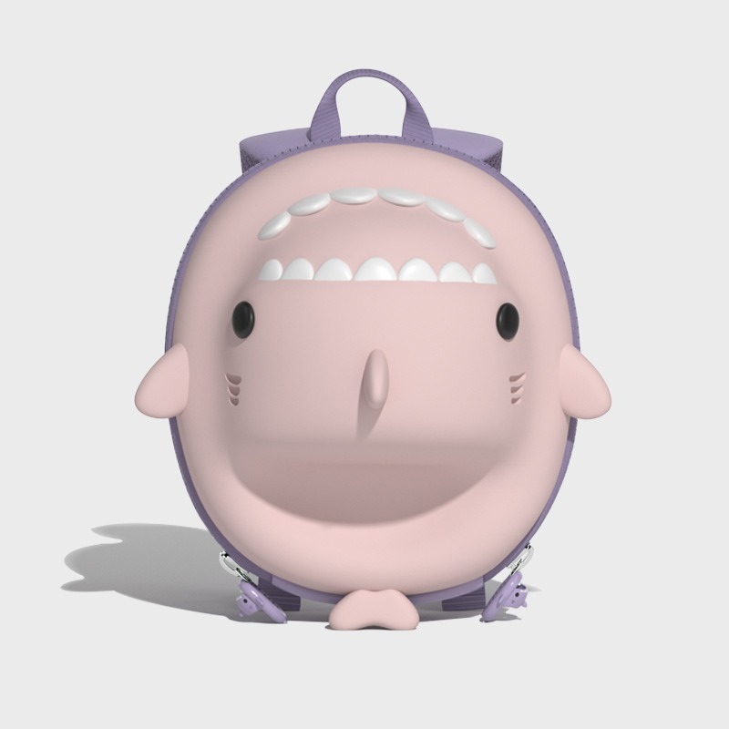 Nouveau 3D enfants sacs d'&eacute;cole enfants sacs &agrave; dos requin dessin anim&eacute; enfant en bas &acirc;ge enfants sac &agrave; dos mode voyage sacs de plein air