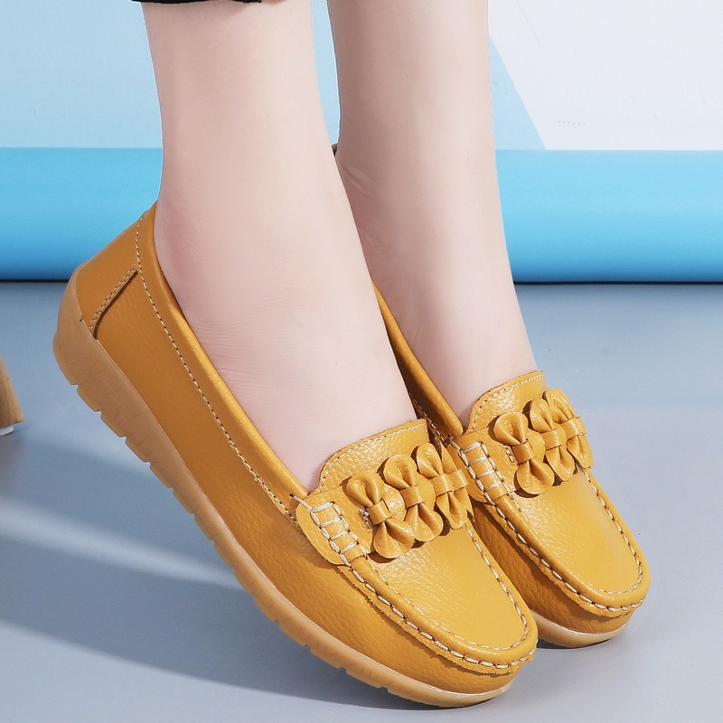 Chaussures d'&eacute;t&eacute; pour femmes, baskets plates &agrave; enfiler, &eacute;l&eacute;gantes et confortables, chaussures d'infirmi&egrave;re blanches, mocassins pour dames