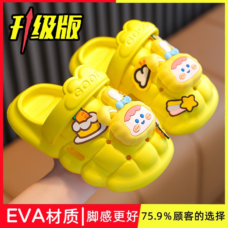 Sandales de dessin anim&eacute; pour enfants, sandales de dessin anim&eacute; &agrave; trous, sandales de dessin anim&eacute; de plage, sandales de dessin anim&eacute; d'ext&eacute;rieur, sandales de dessin anim&eacute; antid&eacute;rapantes