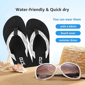 Tongs secs à sec pour femmes 丨 arc support des sandales en string