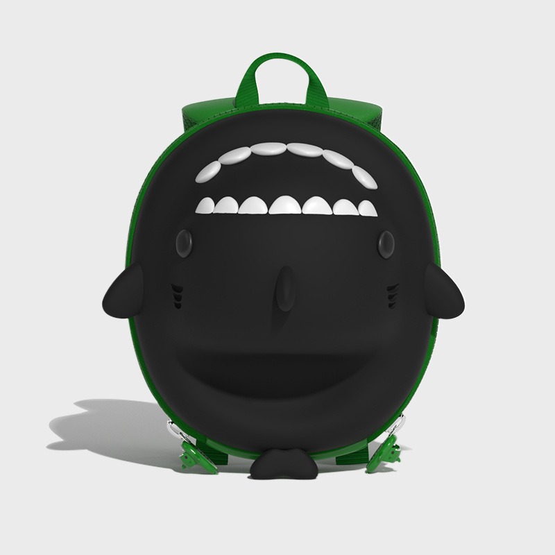 Nouveau 3D enfants sacs d'&eacute;cole enfants sacs &agrave; dos requin dessin anim&eacute; enfant en bas &acirc;ge enfants sac &agrave; dos mode voyage sacs de plein air