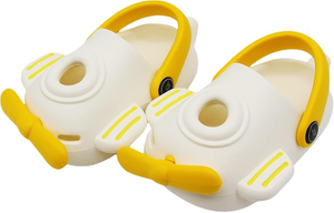 Chaussures pour les tout-petits bouchons les sandales glissantes pour les enfants unisexes pour les filles et les garçons chaussures de jardin Cartoon glissades de résistance à la résistance à glissement