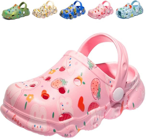 Clogs d'enfants filles garçons filles pour tout-petit dinosaur slip on glissa jardin chaussures dessin animé plage de plage sandales sandales slippers slogs