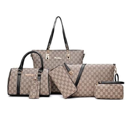 Sac &agrave; main 6pcs, sac &agrave; main sous les bras, sac &agrave; main de luxe, sac &agrave; main design, sac &agrave; main Shopper