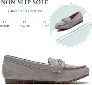 Chaussures à grande terre des femmes mignonnes chaussures habillées mignonnes dames confort slip ons