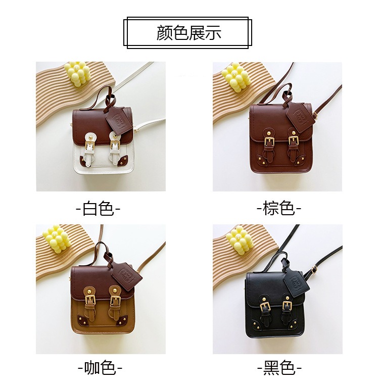 Sac &agrave; main &agrave; bandouli&egrave;re en cuir PU pour filles et femmes, sacs &agrave; bandouli&egrave;re mignons pour enfants