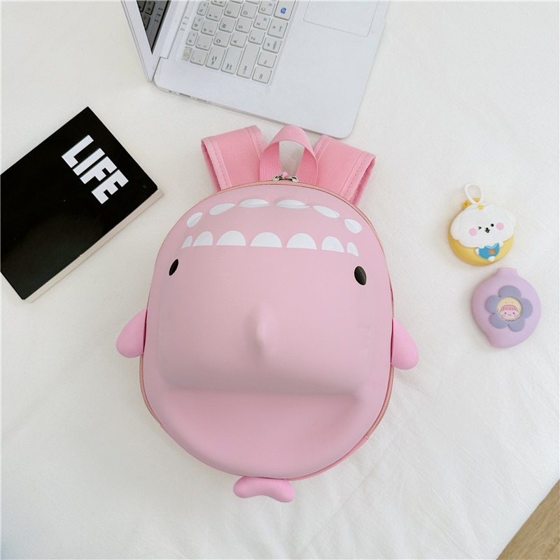 Nouveau dessin anim&eacute; requin coquille d'oeuf sac &agrave; dos sacs mignon enfants sac &agrave; bandouli&egrave;re beau sac d'&eacute;cole pour enfant filles gar&ccedil;ons sacs