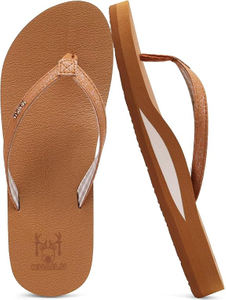 Arc de base des tongs de soutien aux tongs confortables glissa